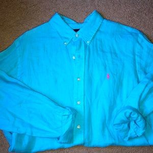 Long sleeve linen button down